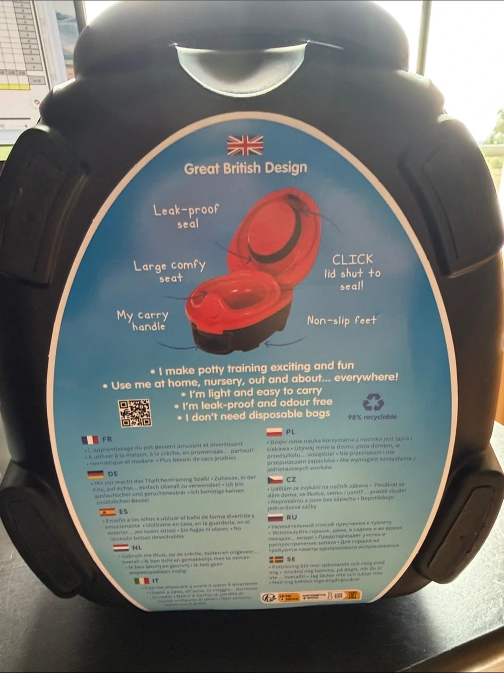 My Carry Potty Ladybug Red Kids Travel Potty